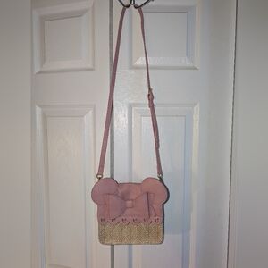 Disney Pink and Tan Crossbody Bag